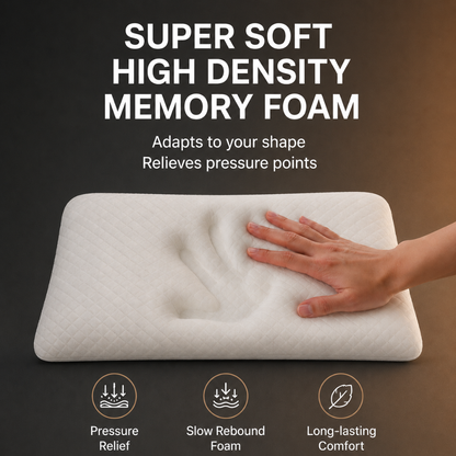 Relaxer orthopedic memory super soft pillow