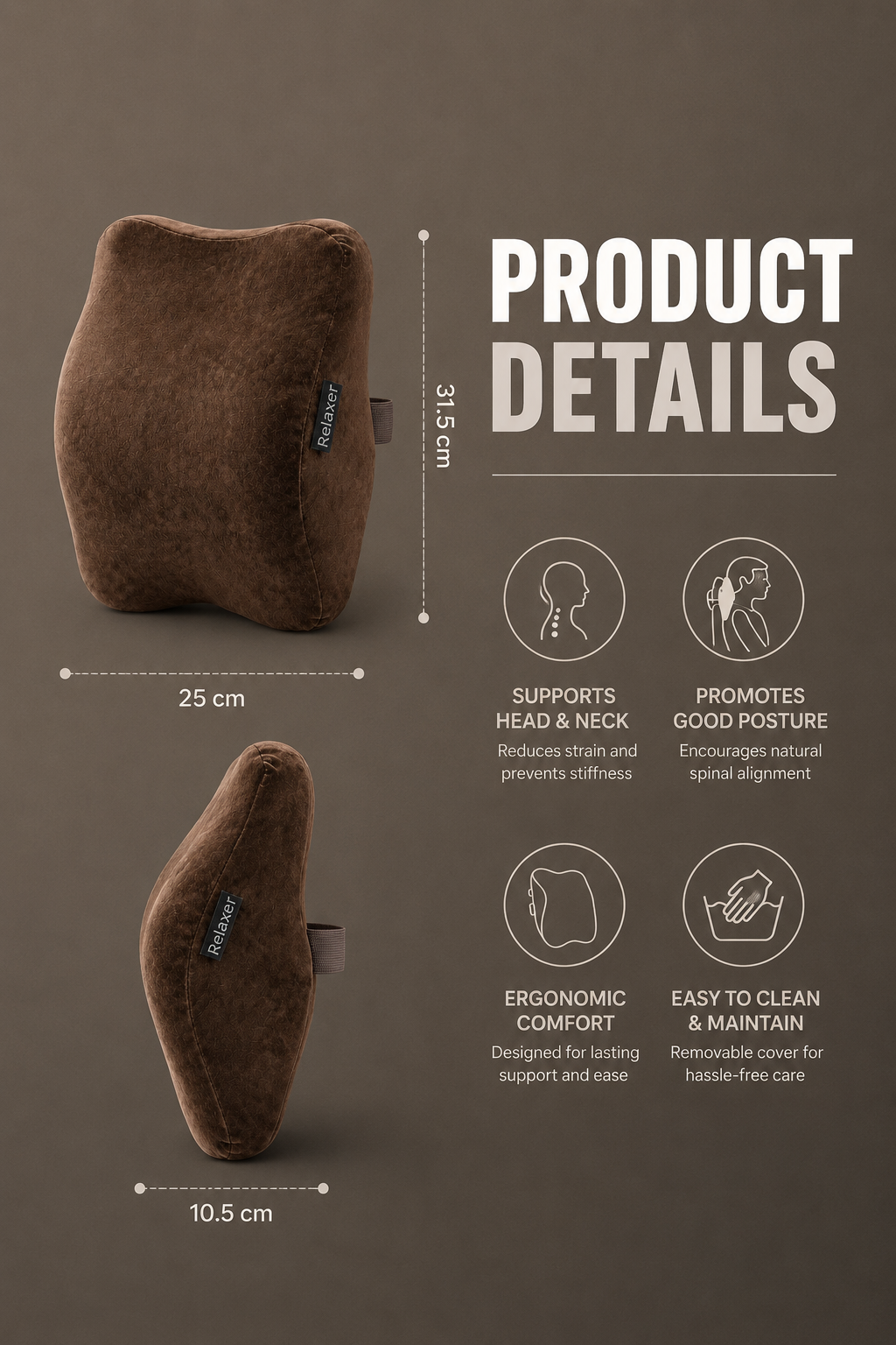 Ultimate Car Head Rest for Neck Support & Comfort Relaxer