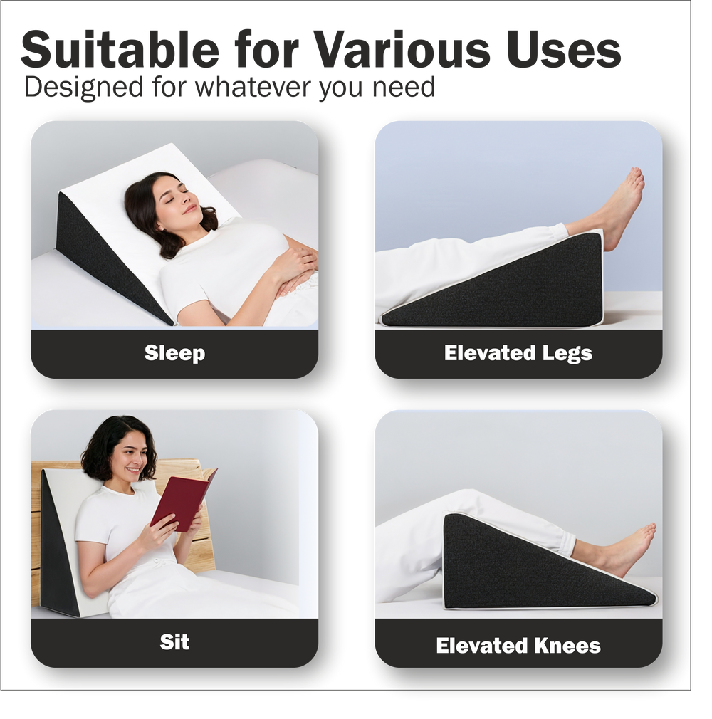 Ultimate Orthopedic Big Wedge Pillow for Back Support Relaxer