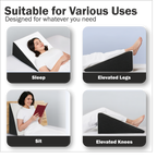 Ultimate Orthopedic Big Wedge Pillow for Back Support Relaxer