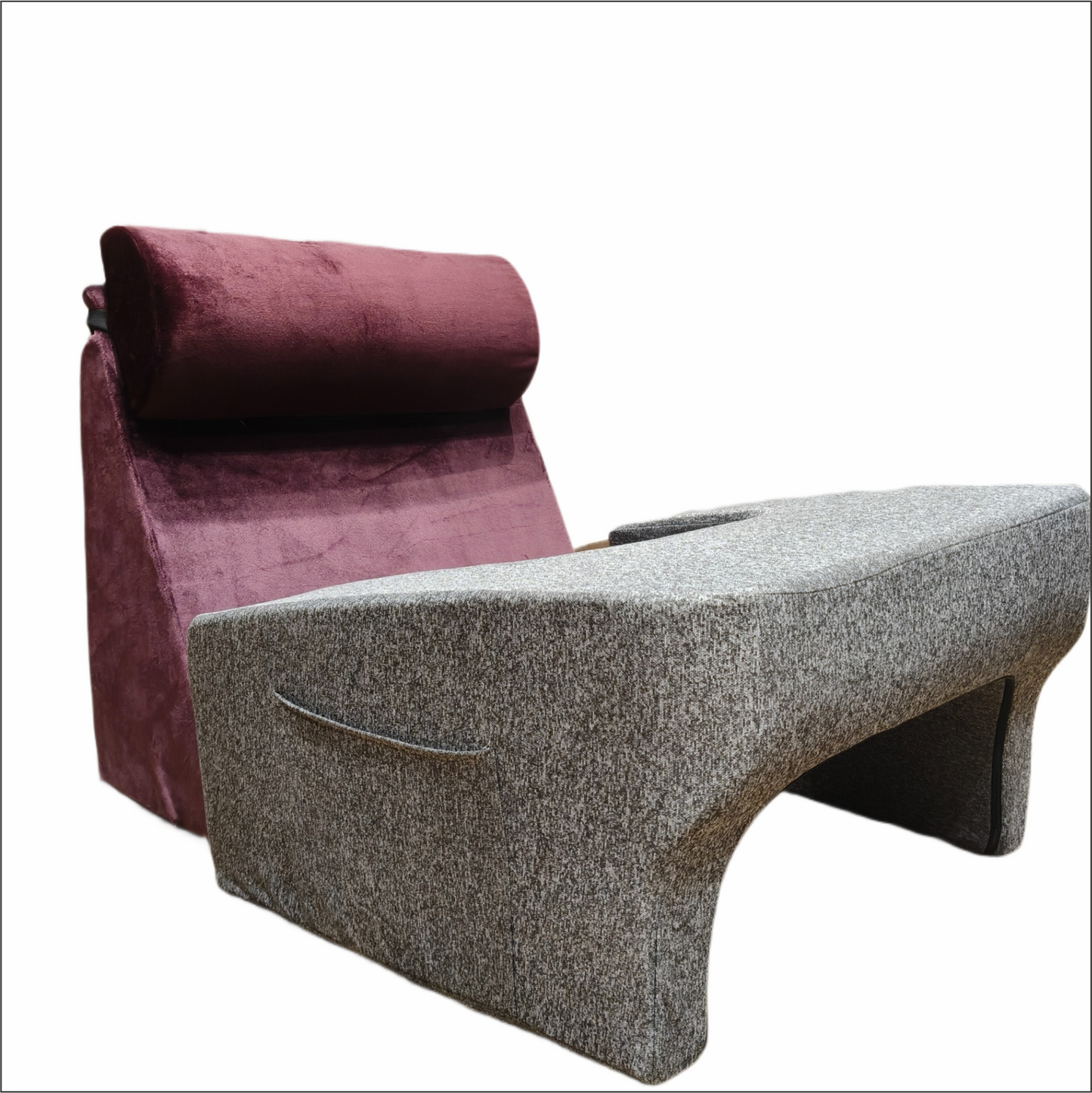 Relaxer Bed Wedge Pillow & Orthopedic Lap Desk Set