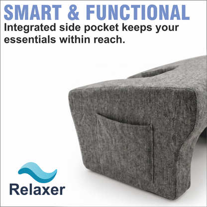 Relaxer Bed Wedge Pillow & Orthopedic Lap Desk Set