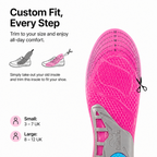 Women Max Performance Sports Insoles for Running & Training Relaxer