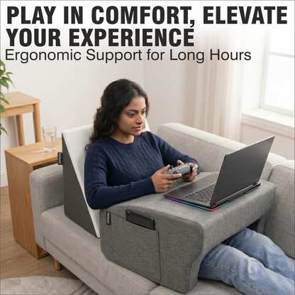 Relaxer Orthopedic Lap Desk Pillow Combo